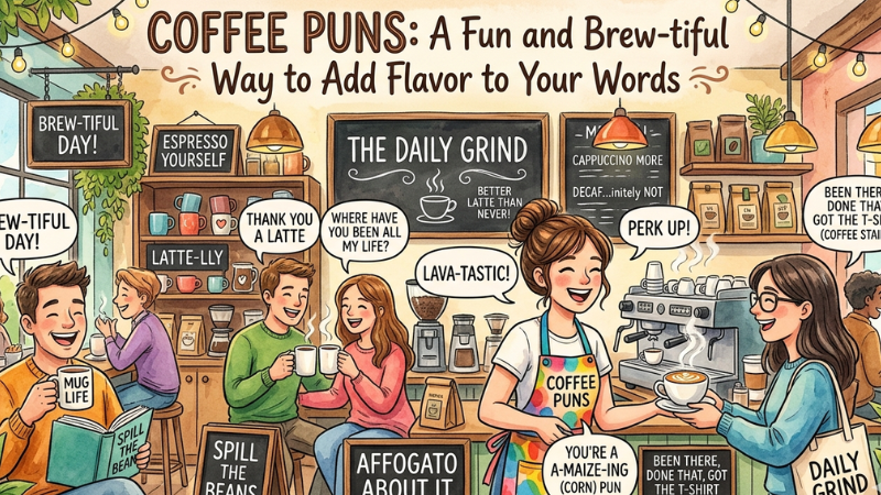 coffee puns